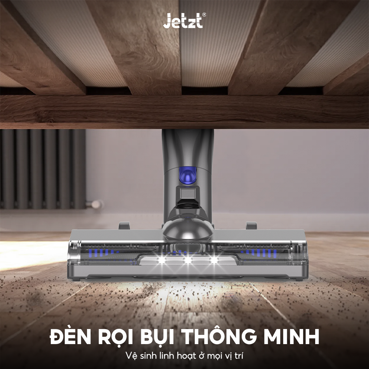 Máy hút bụi cầm tay không dây đa năng Jetzt XS30, lực hút vượt trội 30.000PA