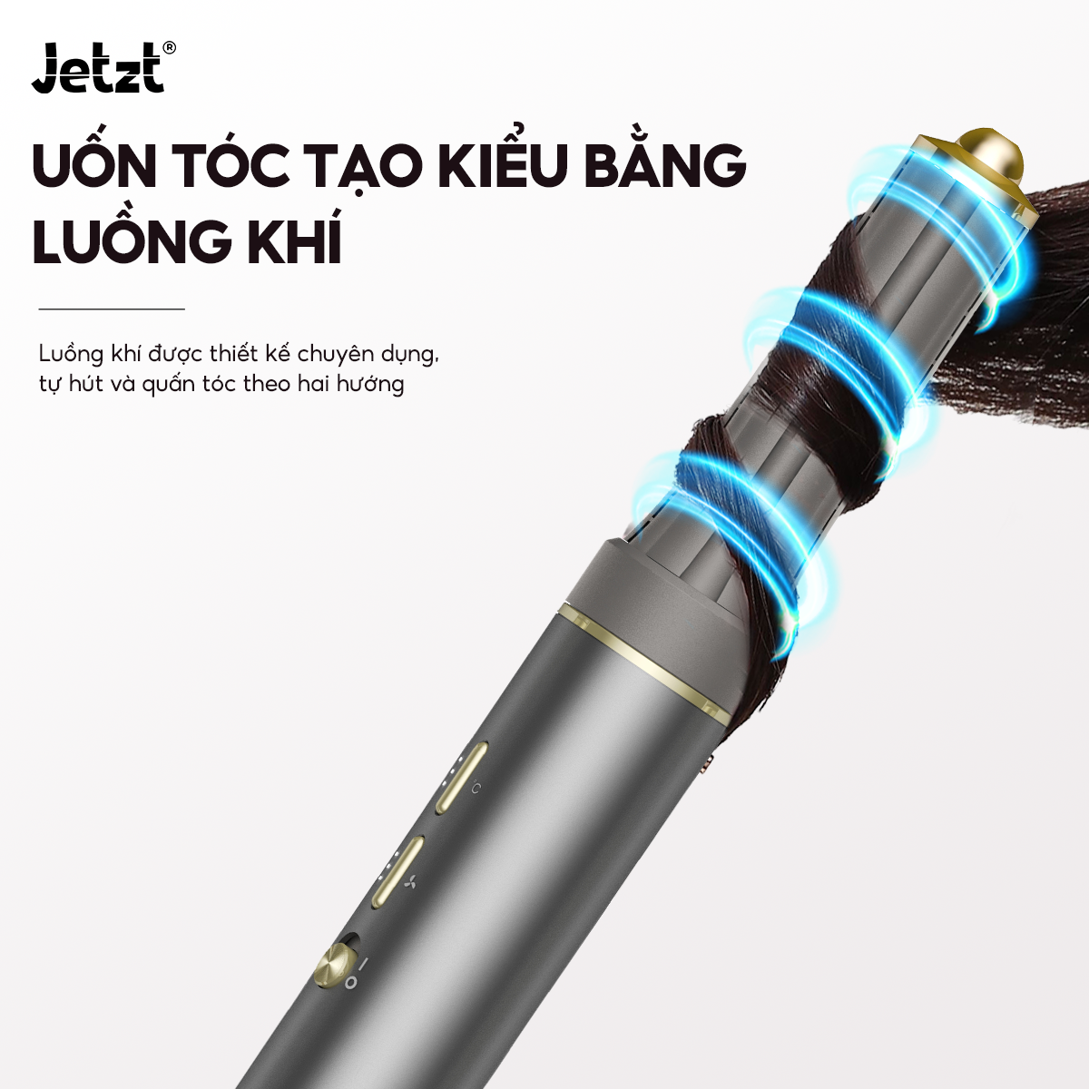 Máy sấy tóc ion âm Jetzt Care HC1000 - Công nghệ chống bức xạ hiện đại, an toàn tuyệt đối cho trẻ em và phụ nữ có thai