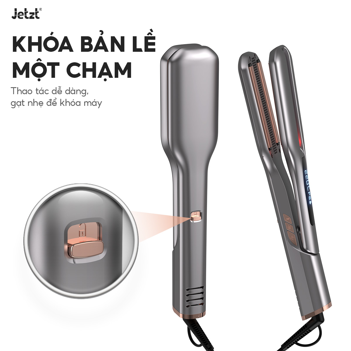 Máy duỗi tóc suôn mượt thế hệ mới HS750, 6 chế độ nhiệt, tạo kiểu ấn tượng