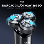 Máy cạo râu Jetzt S90 đa năng 3 lưỡi kép, đầu cạo linh hoạt, chống nước IPX7