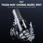 Máy cạo râu Jetzt S90 đa năng 3 lưỡi kép, đầu cạo linh hoạt, chống nước IPX7