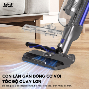 Máy hút bụi cầm tay không dây đa năng Jetzt XS30, lực hút vượt trội 30.000PA