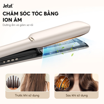 Máy sấy duỗi tóc 2in1 Jetzt AS900, 6 chế độ nhiệt, tạo kiểu sấy khô đa năng