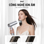 Máy sấy tóc và tạo kiểu gấp gọn Jetzt HC850, đa chức năng, công nghệ ion âm, giảm hư tổn tóc