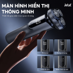 Máy cạo râu Jetzt S90 đa năng 3 lưỡi kép, đầu cạo linh hoạt, chống nước IPX7