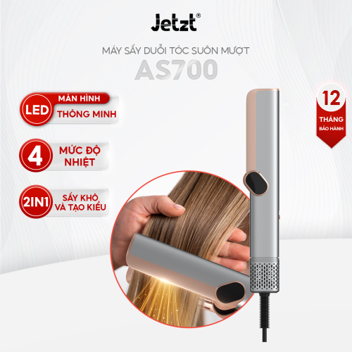 Máy sấy duỗi tóc suôn mượt AS700, 4 mức độ nhiệt, tạo kiểu ấn tượng