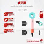 Máy sấy tóc Jetzt Hair Care HC09 hai chiều nóng lạnh bổ sung ion âm bảo vệ tóc tạo kiểu chuyên nghiệp