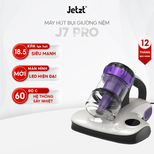 Máy hút bụi giường nệm diệt khuẩn JETZT J7 PRO, đa năng, lực hút 18.500PA