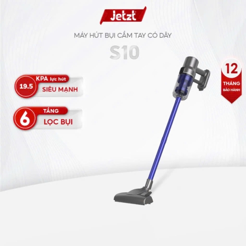 Máy hút bụi JETZT S10 cầm tay có dây lực hút mạnh 19.500PA